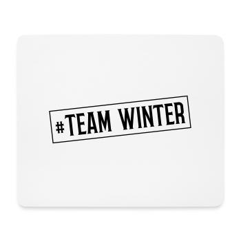 winter team - Mousepad (Querformat) - Weiß - Vorne