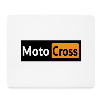 Logo de motocross - Tapis de souris (format paysage) - blanc - Devant