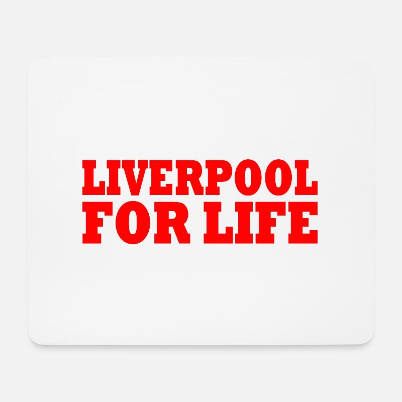 Liverpool - Mousepad (Querformat) - Weiß