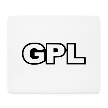 GPL - Mouse Pad (horizontal) - white - Front