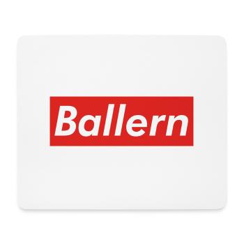 Ballern CR - Mousepad (Querformat) - Weiß - Vorne