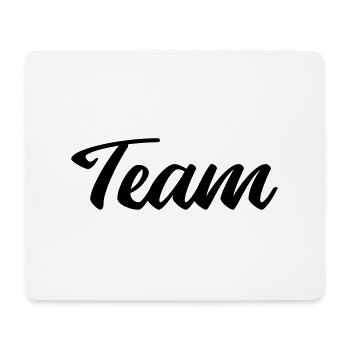 team - Mousepad (Querformat) - Weiß - Vorne