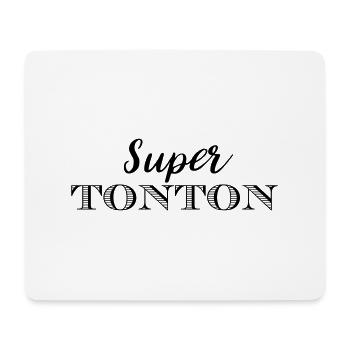 Super Tonton - Tapis de souris (format paysage) - blanc - Devant