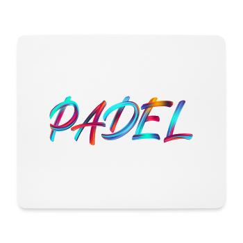 Padel Calls Me - Geschenk für Padelliebhaber - Mousepad (Querformat) - Weiß - Vorne