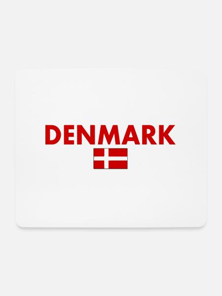 Dänemark - Mousepad (Querformat) - Weiß