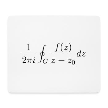 Théorème de Cauchy - Tapis de souris (format paysage) - blanc - Devant
