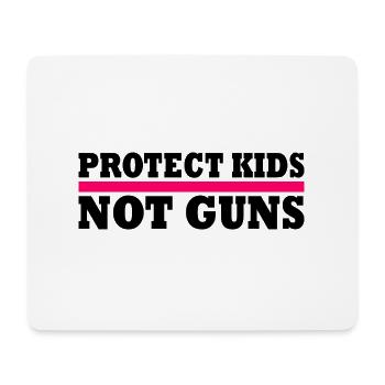 protect kids not guns - Mousepad (Querformat) - Weiß - Vorne