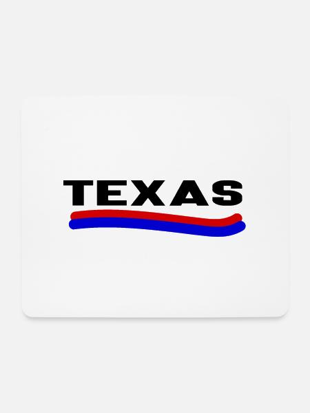 Texas - Mousepad (Querformat) - Weiß