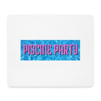 piscine party - Tapis de souris (format paysage) - blanc - Devant