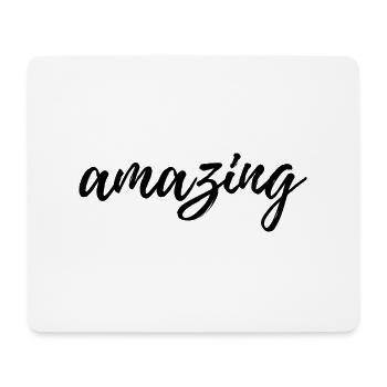 amazing 02 - Mousepad (Querformat) - Weiß - Vorne