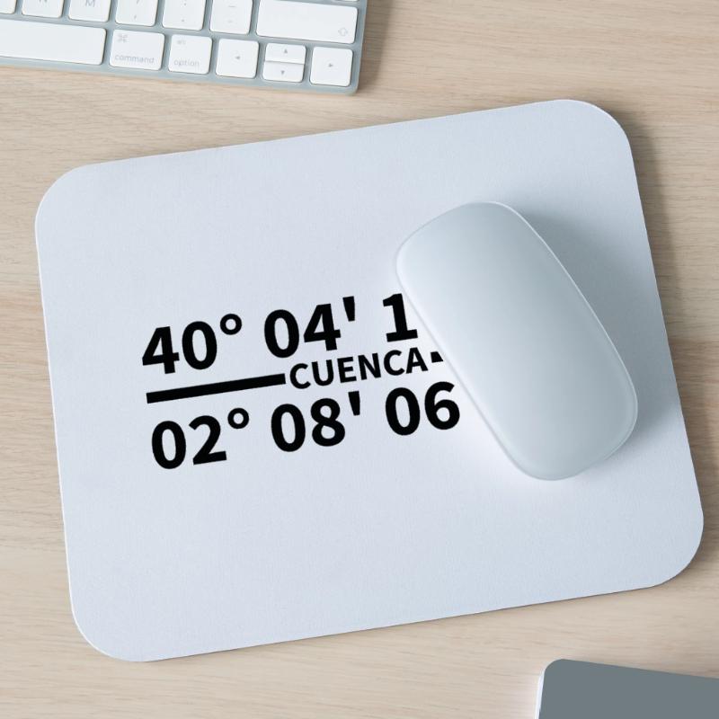 Cuenca coordinates Mouse Pad (horizontal)