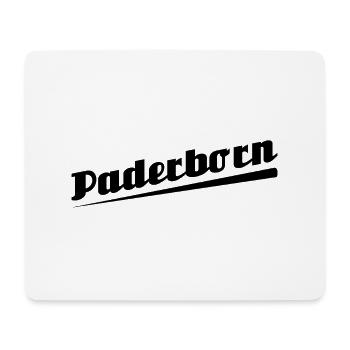 Paderborn - Textdesign mit Stadtnamen - Mousepad (Querformat) - Weiß - Vorne