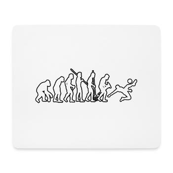 Football Design Football Team Joueur de football - Tapis de souris (format paysage) - blanc - Devant