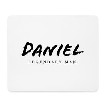 Daniel legendary man claim | Vectorgraphic - Mouse Pad (horizontal) - white - Front