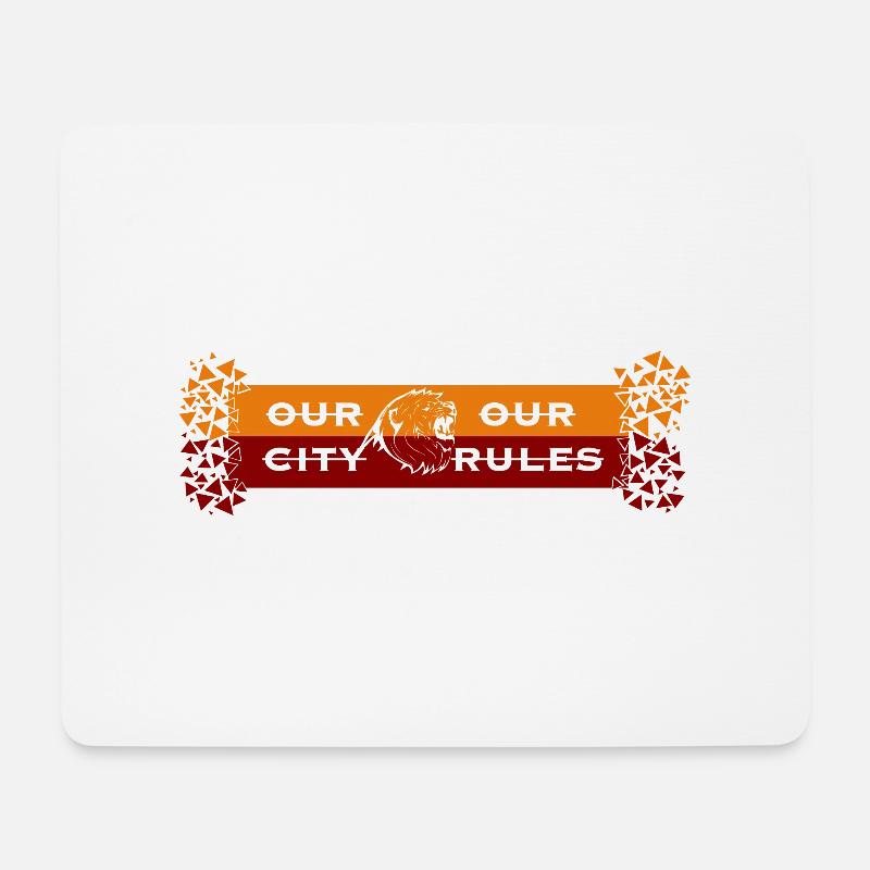Our City Our Rules Galata - Mousepad (Querformat) - Weiß
