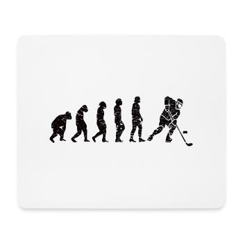 Joueur de hockey sur glace Fan de hockey Équipe de hockey sur glace - Tapis de souris (format paysage) - blanc - Devant