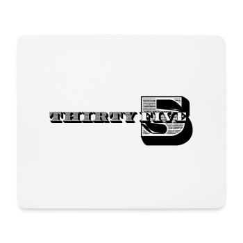 35. Geburtstag Geschenkideen für Ihn Herren Shirt - Mousepad (Querformat) - Weiß - Vorne