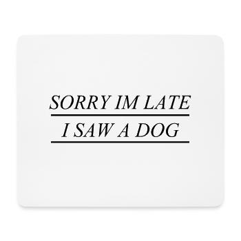 Dog Hund - Mousepad (Querformat) - Weiß - Vorne