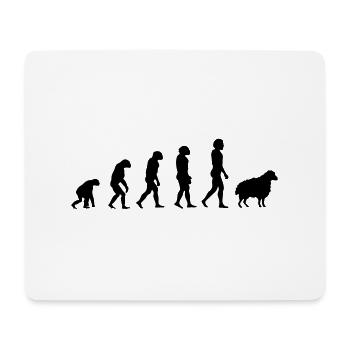 Darwin Sheep - Tapis de souris (format paysage) - blanc - Devant