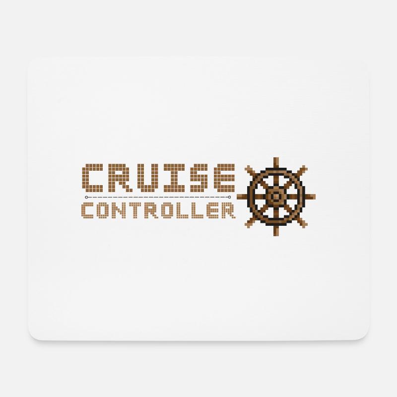 Tempomat | Fans von Kreuzfahrten - Mousepad (Querformat) - Weiß