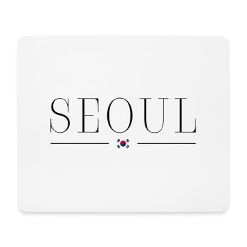 J’adore Séoul - Tapis de souris (format paysage) - blanc - Devant