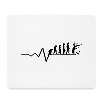 Dancing Dance Music - Mousepad (Querformat) - Weiß - Vorne