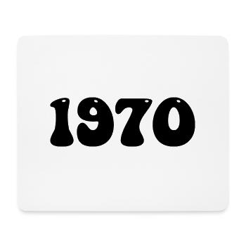 Cadeau d’anniversaire original de 1970 - Tapis de souris (format paysage) - blanc - Devant