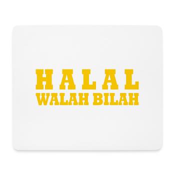 Halal walah bilah - Mousepad (Querformat) - Weiß - Vorne