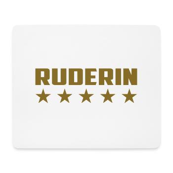 Rudern / Ruderer / Ruderin / Rudergerät / Boot - Mousepad (Querformat) - Weiß - Vorne