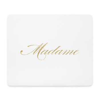 Nennen Sie mich Mrs. Gold - Zukünftige Braut - Mousepad (Querformat) - Weiß - Vorne