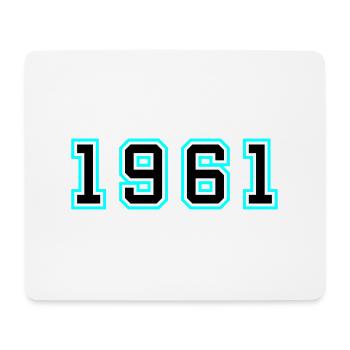 1961 Year Birthday - Mouse Pad (horizontal) - white - Front