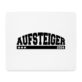 Aufsteiger 2024 Aufstieg Fußball Handball - Mousepad (Querformat) - Weiß - Vorne