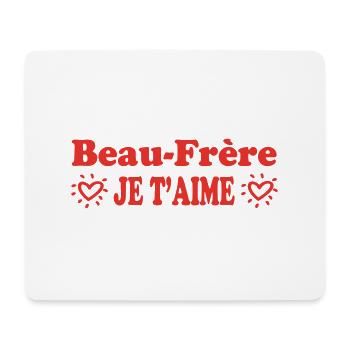 Schwager, ich liebe dich - Mousepad (Querformat) - Weiß - Vorne