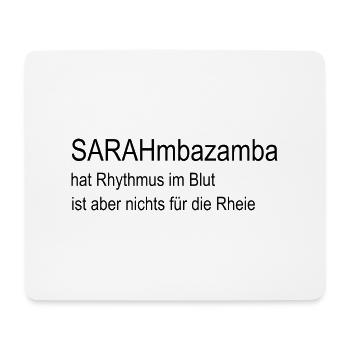 Top moderner T-Shirt Design Must have 2024 - Mousepad (Querformat) - Weiß - Vorne
