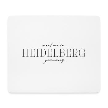 Heidelberg Deutschland Eleganz Stil Design T-Shirt - Mousepad (Querformat) - Weiß - Vorne