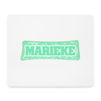 Nom de naissance : Marieke - Tapis de souris (format paysage) - blanc - Devant