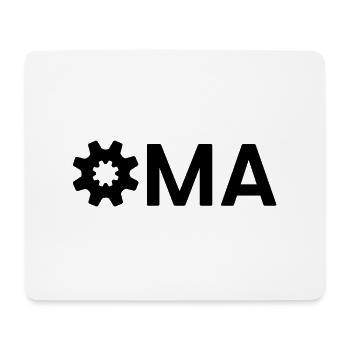 Oma Zahnrad Werkzeug Handwerk Ingenieur - Mousepad (Querformat) - Weiß - Vorne