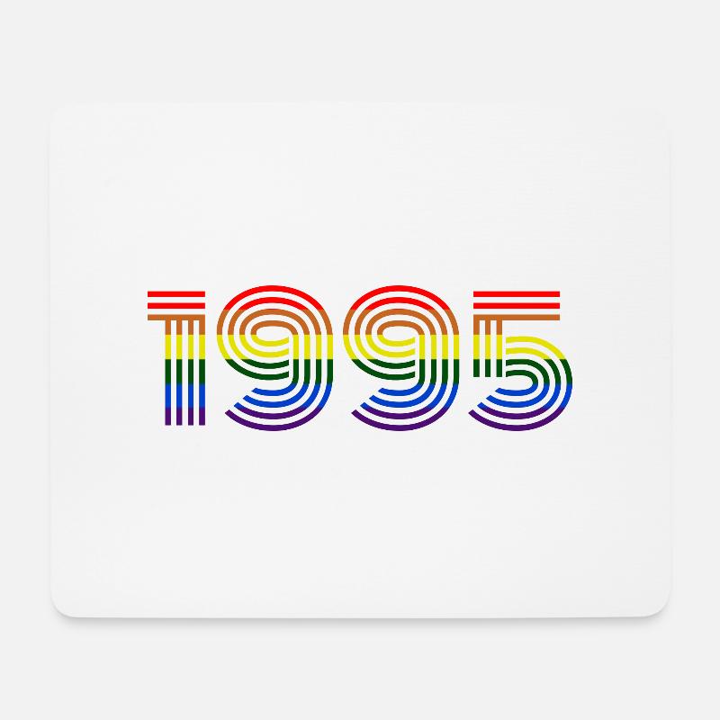 Geboren 1995 - Mousepad (Querformat) - Weiß