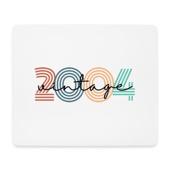 2004 Vintage Retro - Mouse Pad (horizontal) - white - Front
