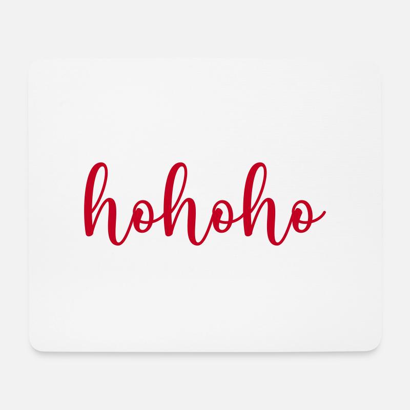hohoho - Mousepad (Querformat) - Weiß