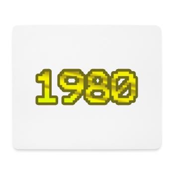 Nerd 1980 - Mouse Pad (horizontal) - white - Front