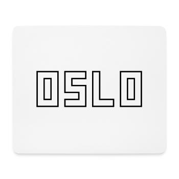 Oslo - Mousepad (Querformat) - Weiß - Vorne