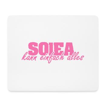Mrs. Solea - Mouse Pad (horizontal) - white - Front