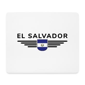 El Salvador T-Shirt Design - Tapis de souris (format paysage) - blanc - Devant