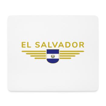 El Salvador T-Shirt Design - Tapis de souris (format paysage) - blanc - Devant