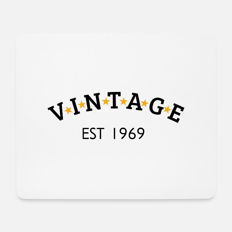 Jahrgang ist 1969 - Mousepad (Querformat) - Weiß