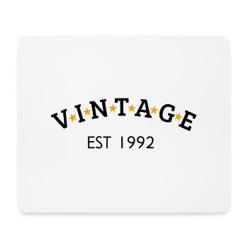 Vintage is 1992 - Mouse Pad (horizontal) - white - Front