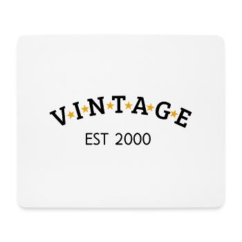 Vintage is 2000 - Mouse Pad (horizontal) - white - Front