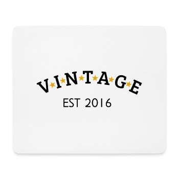 Vintage is 2016 - Mouse Pad (horizontal) - white - Front