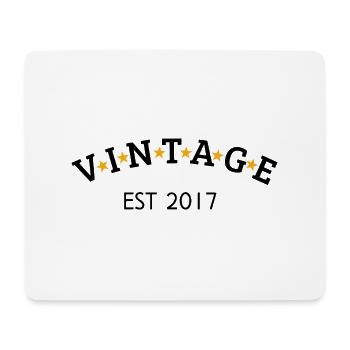 Vintage is 2017 - Mouse Pad (horizontal) - white - Front